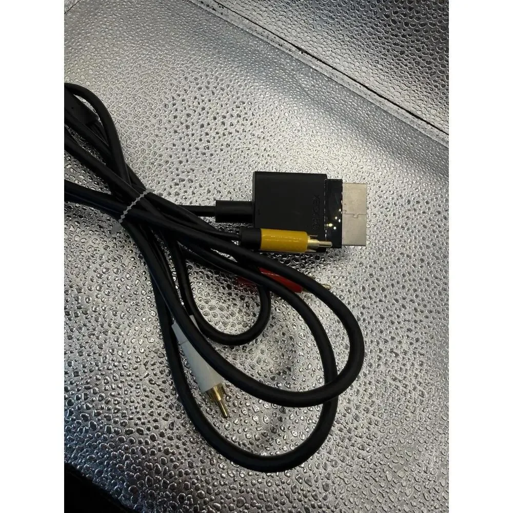 Official OEM Microsoft Xbox 360 AV Composite Audio/Video Cable RCA